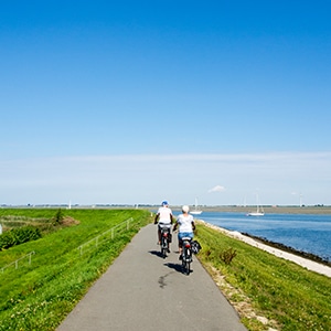 Fietsen rond het eiland